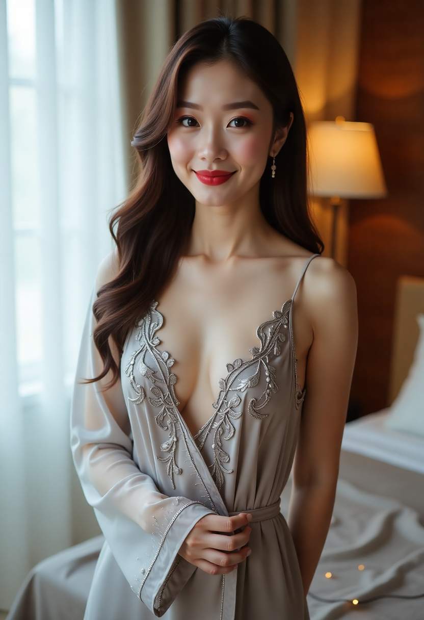 月下慢跑海报